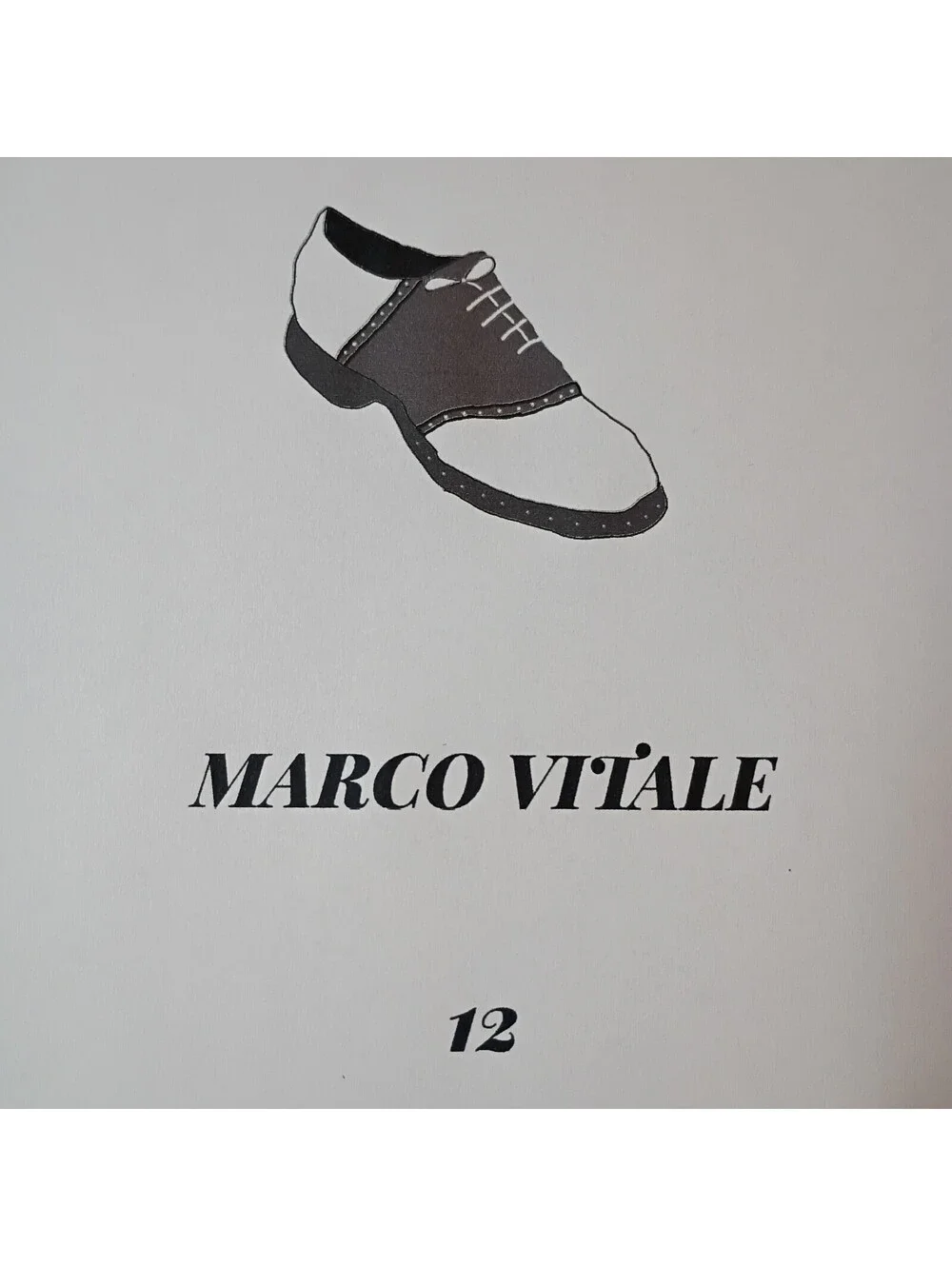 Marco Vitale Collezione Black Leather Dress Shoes Size 12